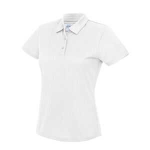 Awdis Womens/Ladies Moisture Wicking Lady Fit Polo Shirt / Arctic White